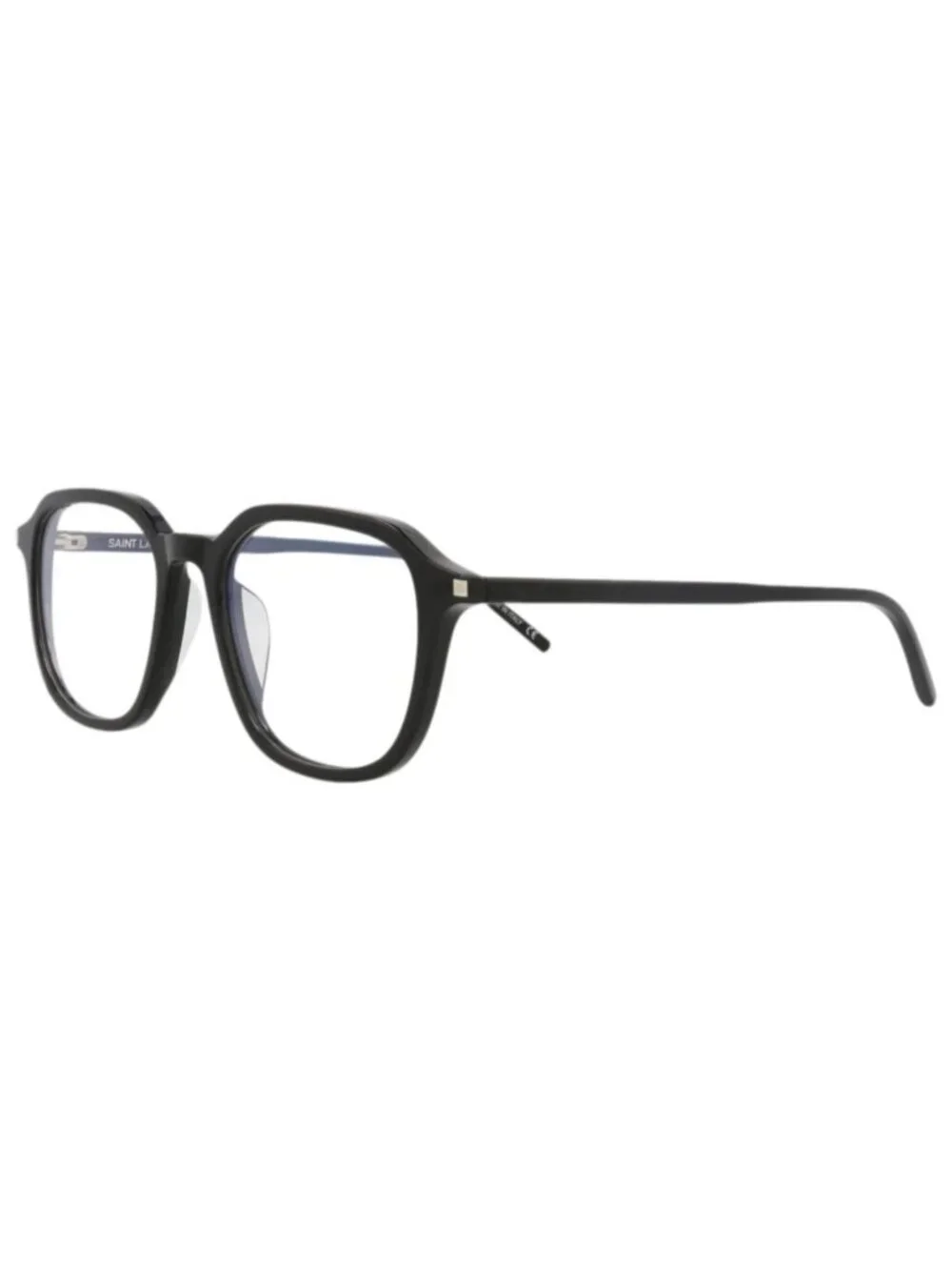 New Saint Laurent Women's Eyeglasses Square Rectangle Acetate Frame Unisex Black
